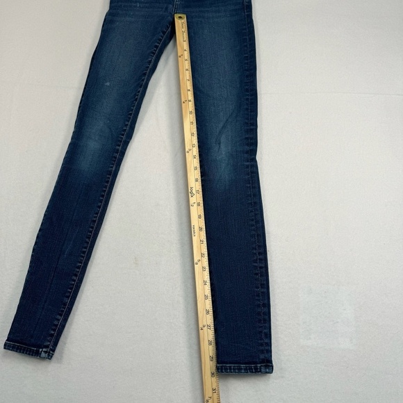 Abercrombie + Fitch Jeans Womens SZ 25L Dark Blue Simone High Rise Super Skinny - Picture 9 of 15